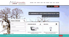 Desktop Screenshot of jlv-immobilier.com
